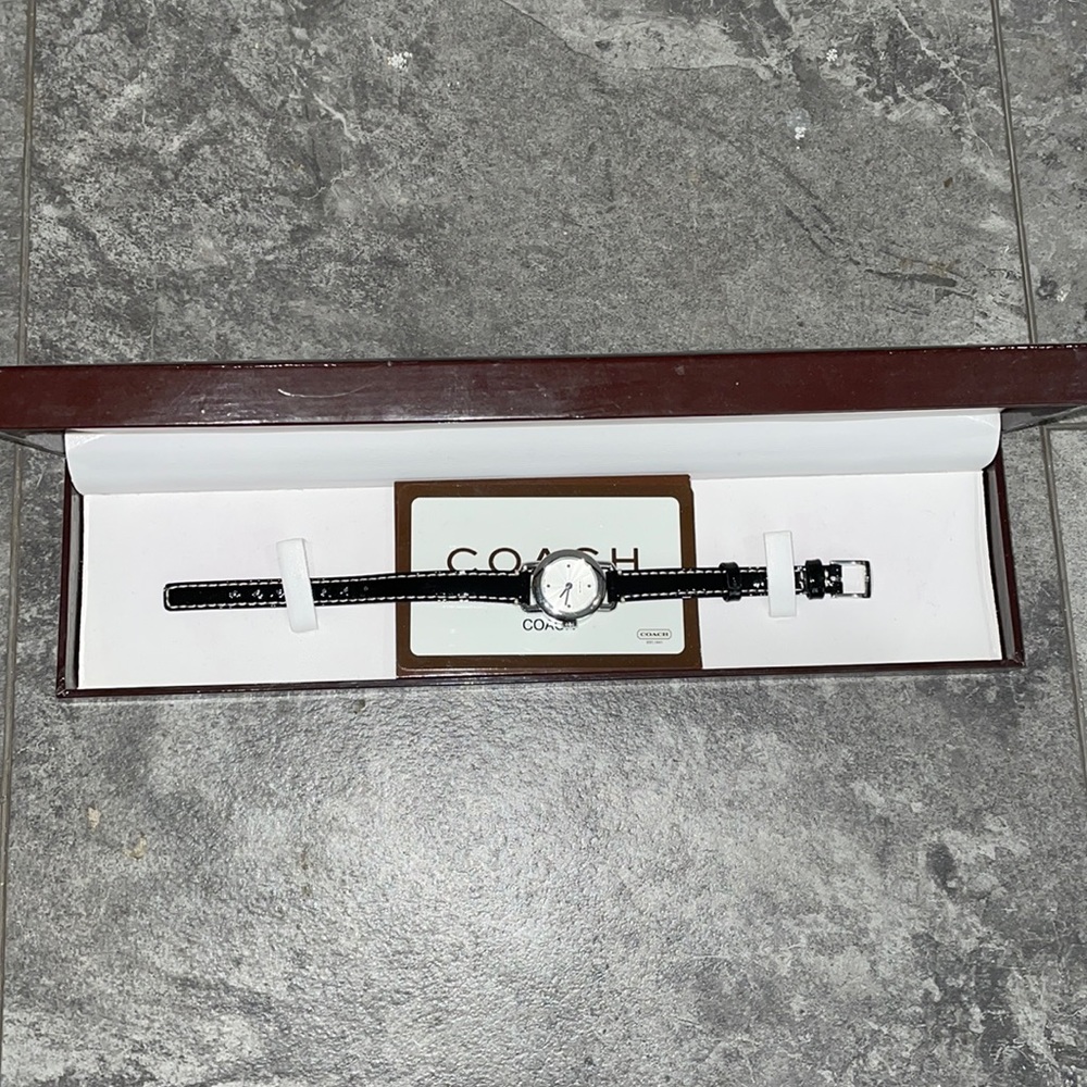 Authentic Coach Watch Gently Used Needs Battery - image 1